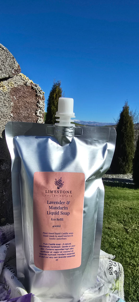 Lavender & Mandarin Liquid Soap Eco-refill.
