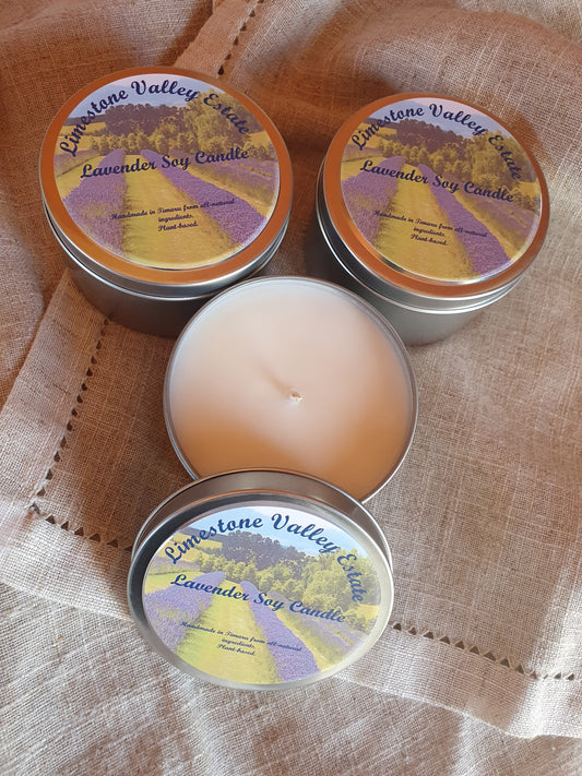 Lavender Soy Candle Tin
